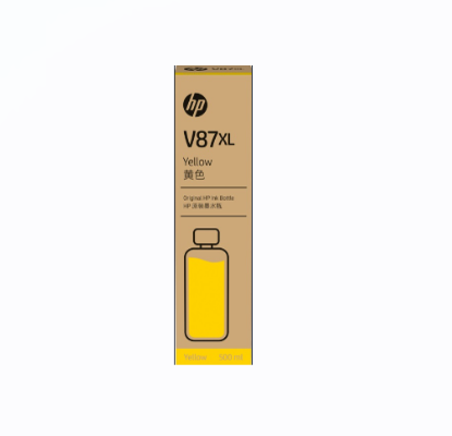 HP V87XL 500ml Yellow Bottled Ink Cart