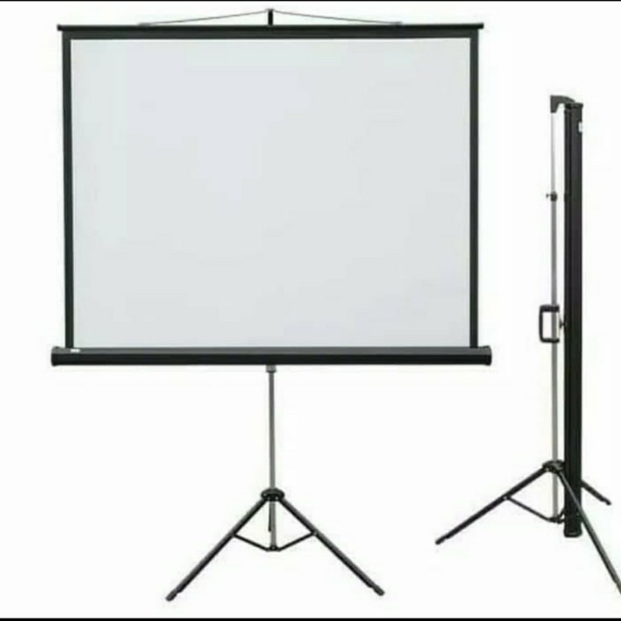 Layar Proyektor Manual Tripod