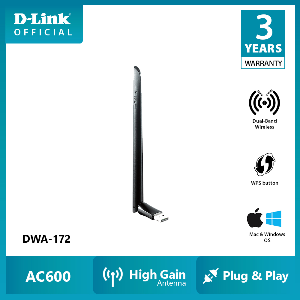 AC600,Wireless AC600 Dual Band USB Adapter,MINI Network Adapter, Built-in Antenna -HIGH POWER