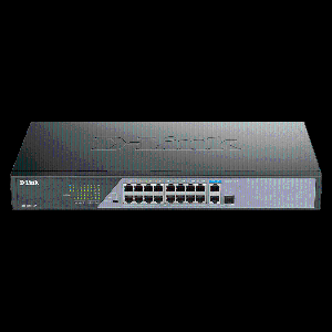 16 X Ports POE, 18-Port 10/100Mbps Unmanaged Switch With, 16-Port POE Support Up To 250M,    Combo Uplink Port Gigabit/SFP.   (PoE Budget  230W)