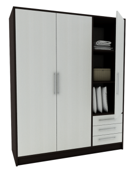 Lemari Pakaian 3 Pintu (Swing Door) VLM 21