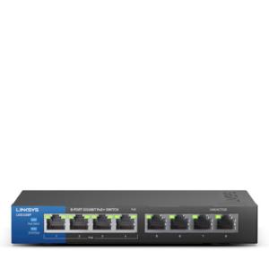 Linksys LGS108P-AP - 8 Port Business Smart Gigabit PoE+ Switch