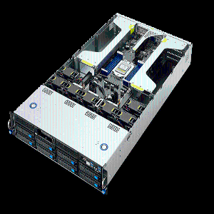 ASUS ASUS SERVER GPU ESC4000A-E10 1X24CORE AMD EPYC 7402P, 16GB RDIMM,240GB NVME BOOTDRIVE, NOHDD,NO OS, SUPPORT UP TO 4GPU(VGA)CARD ,REDUNDANT PSU 1600W PSU, RACKMOUNT 2U, 3YEARS NBD