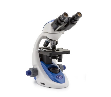 OPTIKA BINOCULAR MICROSCOPE 1000X AND ACCESSORIES